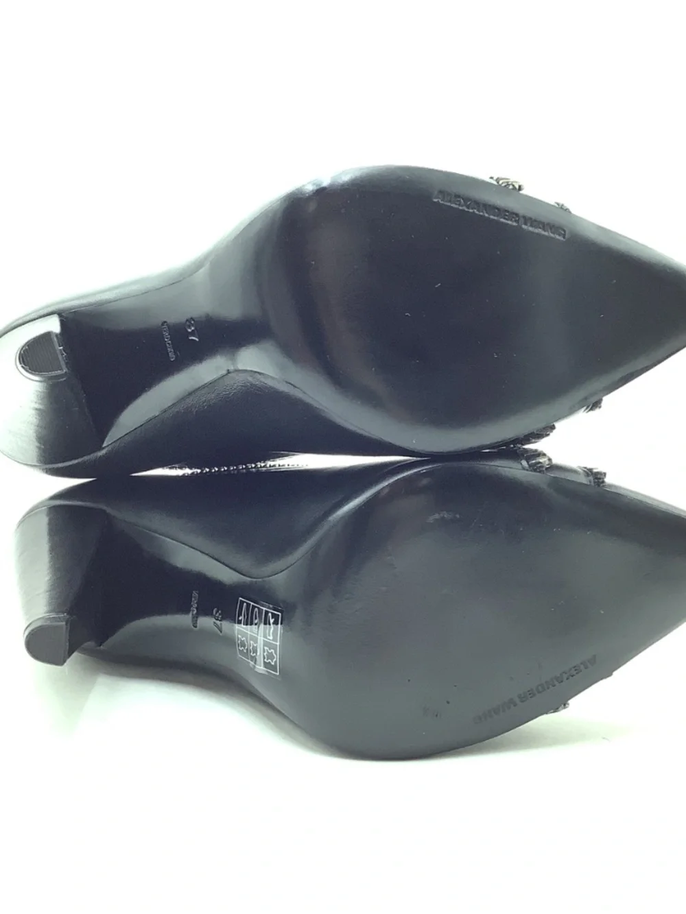 Alexander Wang Kendal Zipper Accent Heeled Bootie Size: 6.5